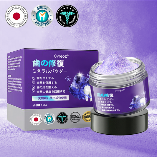 Cvreoz®✅(ADA推奨)ミネラル歯修復パウダー 🦷 残り30分限定!特別割引実施中 🦷
